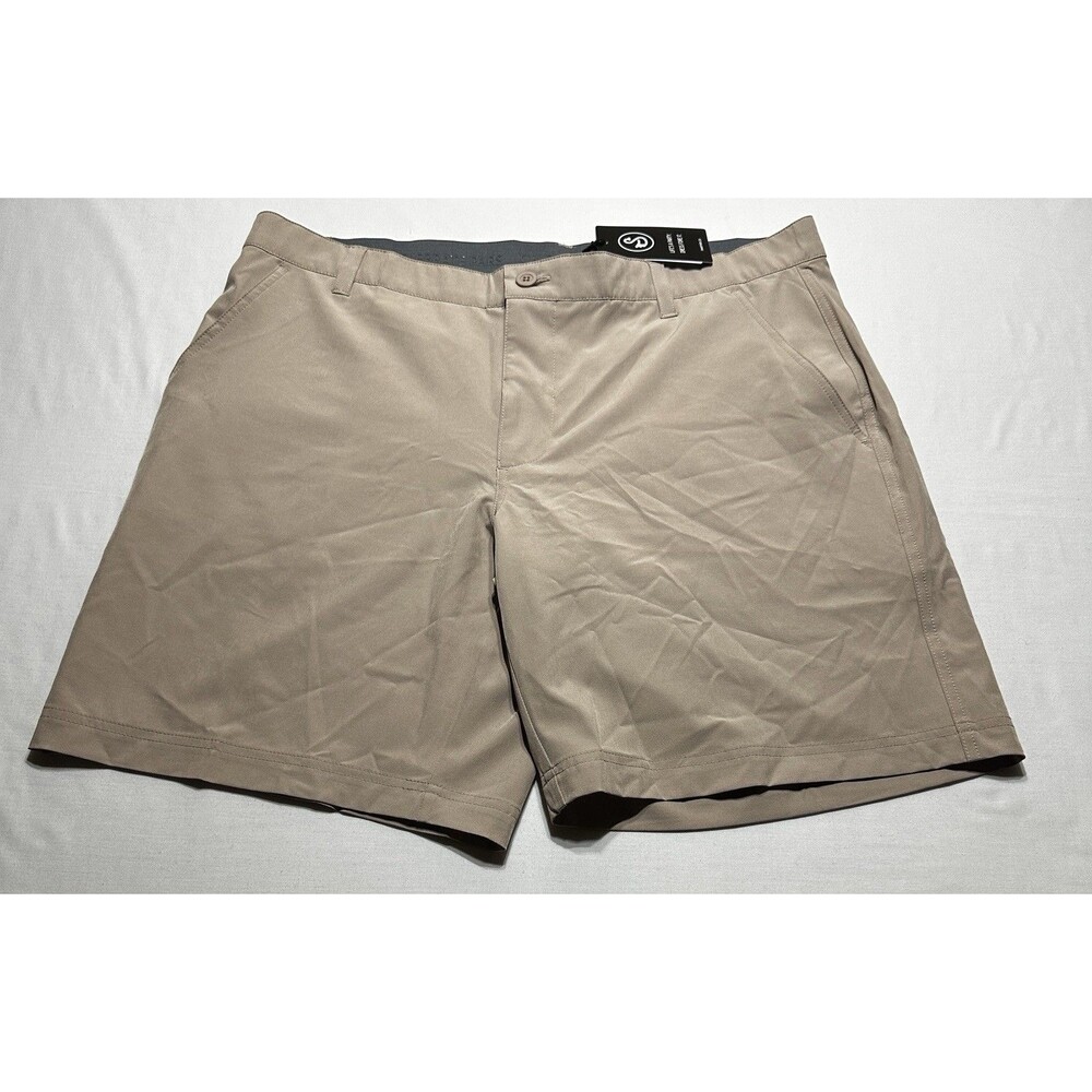 Swannies Sully Golf Shorts Mens Size 38 Tan Casual Preppy Pockets NWT New